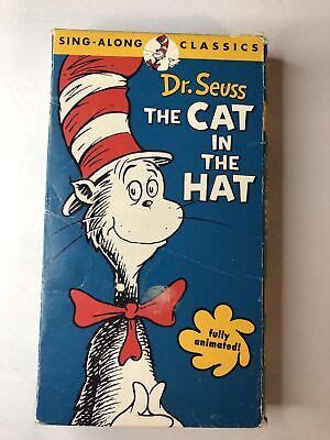 Dr Seuss The Cat In The Hat Vhs Sing Along Classics Animated Ebay