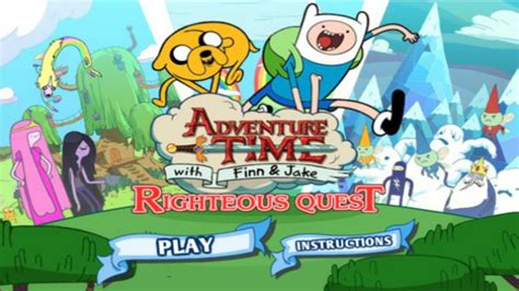 Cartoon Network Games Adventure Time Righteous Quest Full