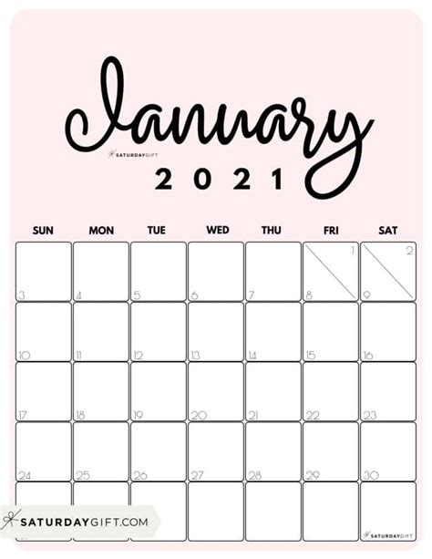 Printable Calendar January Download And Print January Calendars For