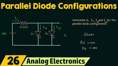 Parallel Diode Configurations Youtube
