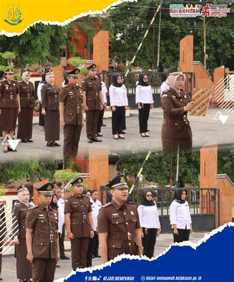 Upacara Peringatan Hari Lahir Pancasila Kejaksaan Negeri Mempawah