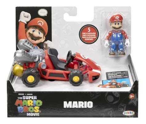 Super Mario Movie Figura Mario Con Go Kart 7 Cm 2023