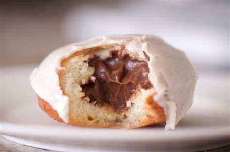 Chocolate Cream Filled Donuts