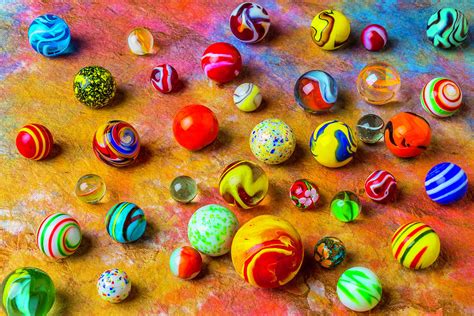 Beautiful Colored Glass Marbles Photograph By Garry Gay Fine Art America