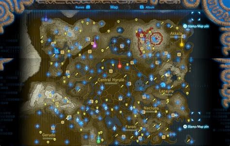 Botw Spoilers Massiv Spoiler Map With Boss Locations Zelda