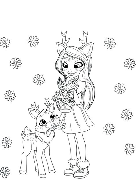 All the inside info for #disneydescendants 👑. Enchantimals new coloring pages - YouLoveIt.com