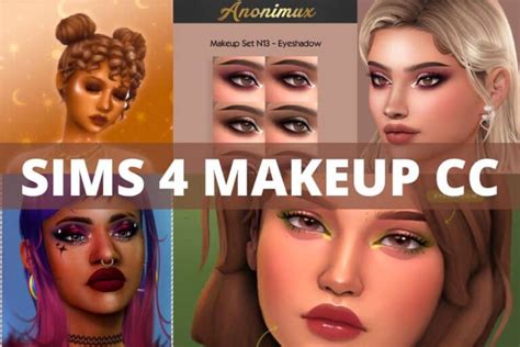 49 Sims 4 Makeup Cc Lipstick Eyeliner Blush And More We Want Mods