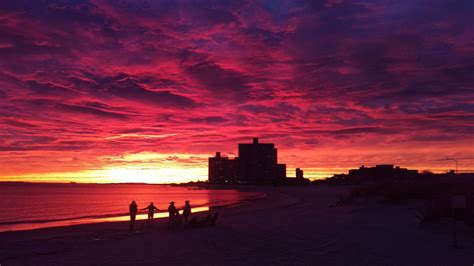 Another Sunset Pic From Queens Ny This One From Rockaway Beach