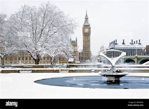 Big Ben Snow London High Resolution Stock Photography And Images Alamy