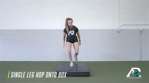 Single Leg Hop Onto Box Youtube
