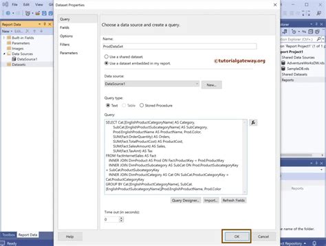 How To Create Ssrs Block Grouped Table Report With Totals