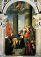 Tiziano, Pala Pesaro, 1519-1526 ca, olio su tela, cm 478x268, Venezia ...