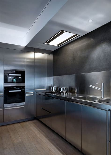 Bansal stainless steel ss kitchen cabinet. Everything About This Kitchen Is Stainless Steel ...