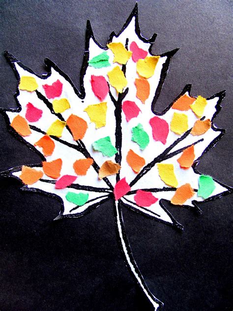 Colormehappy Colorful Fall Leaves A Fun Art Project Using