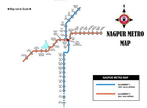 Nagpur Metro Route Map Stations Timings First And Last Train