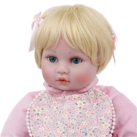 Reborn Doll Baby 22 Inch 55 Cm Vinyl Body Doll Toy For Girl Boy Soft