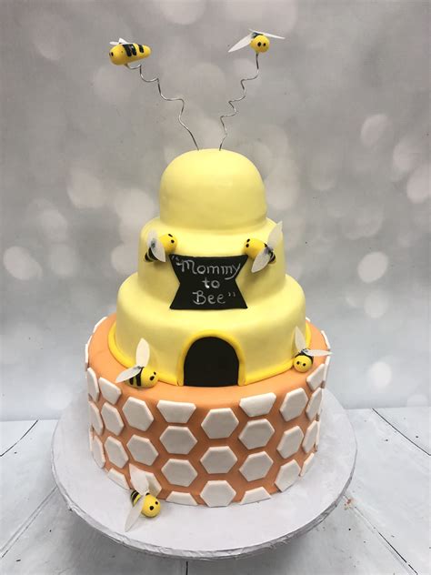 Mommy To Bee Baby Shower Cake Bee Baby Shower Cake Wedding Cake