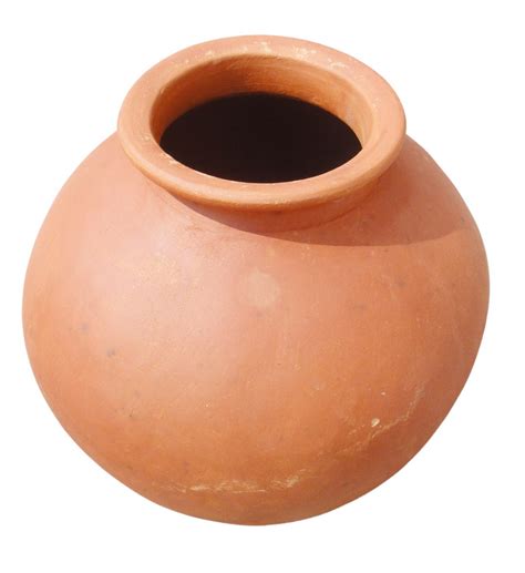 Traditional Pure Natural Clay Water Pot With Lid For Drinking Water