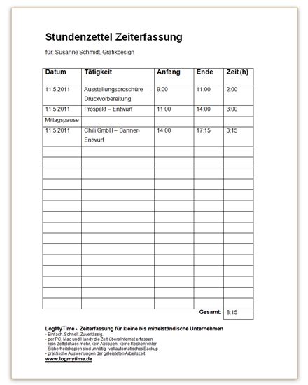 Calendario 2021 pdf en blanco y para imprimir. Stundenzettel Formular - Karambia