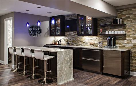 43 Awesome Basement Apartment Ideas You Have To Know Modern Home Bar