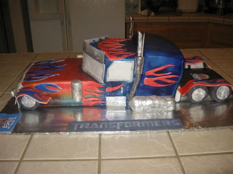 Optimus Prime Cake