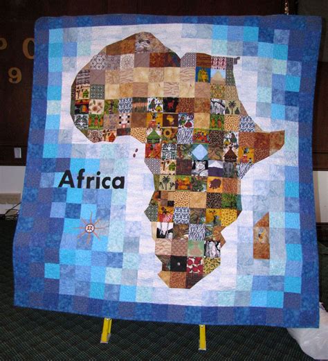 Quilt For Hubby My Quilt Of Africa Using Various Fabrics Some Of