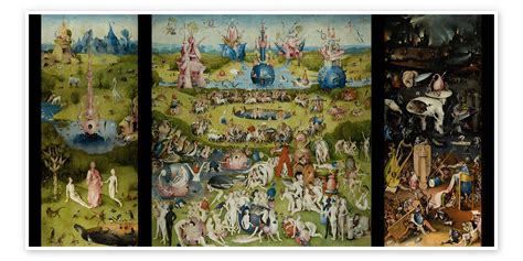 Le Jardin Des Délices De Hieronymus Bosch En Poster Tableau Sur Toile Et Plus Posterloungebe