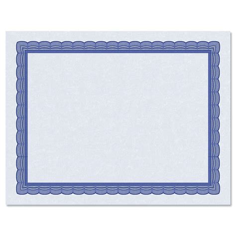 Buy Executive Blue Parchment Certificate Papers Pack Of 25 Laser