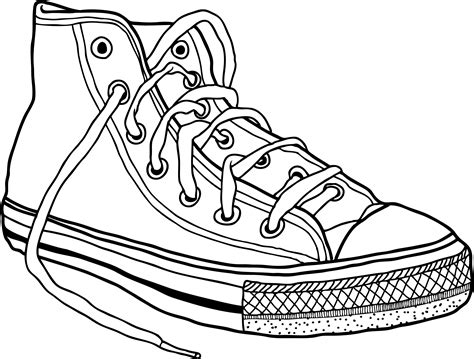 Converse Clipart Drawing Converse Drawing Transparent FREE For