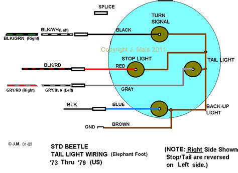 Chevy Tail Light Wiring Colors