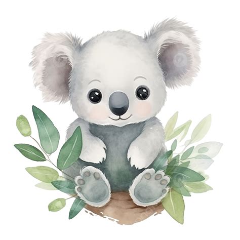 Cute Koala Animal Watercolor Bear Watercolor Koala Png Transparent