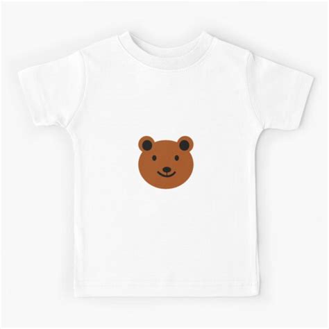 Brown Bear Face Kids T Shirt For Sale By Snipergo94 Redbubble