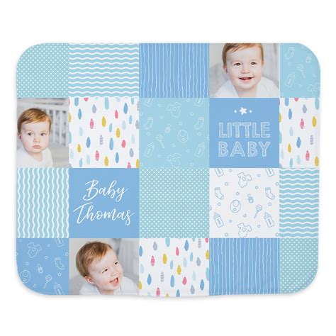 Sweet Blue Baby Blanket Product Card