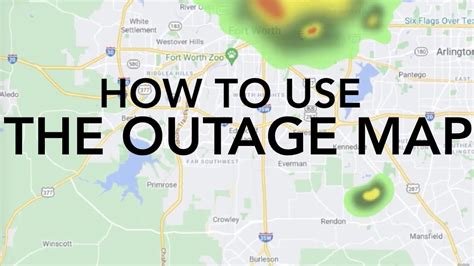 How To Use Oncors Storm Center Outage Map Youtube