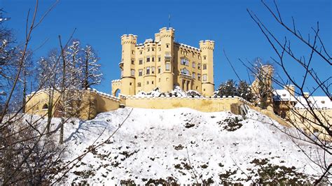 Das Schloss Hohenschwangau Im Winter Blog