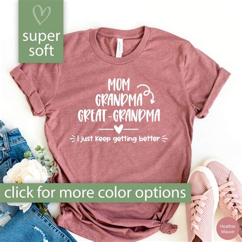 Mom Grandma Great Grandma Shirt Funny Great Grandma Shirt Great
