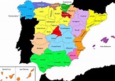 Provincias de España (listado y mapa) - Saber es práctico