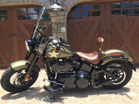 2019 softail slim review harley davidson here are my thoughts on my first ride experience of the 2019 softail. 2017 Harley-Davidson® FLS Softail® Slim® S (Olive Gold ...