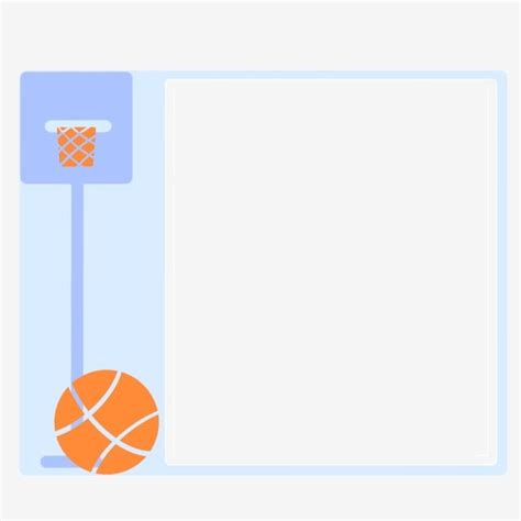 Basketball Border Clip Art