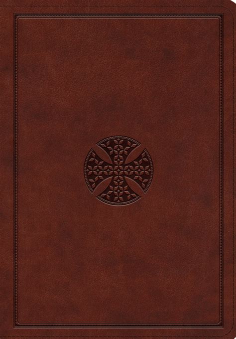 Esv Journaling Bible Interleaved Edition Trutone Mahogany Mosaic