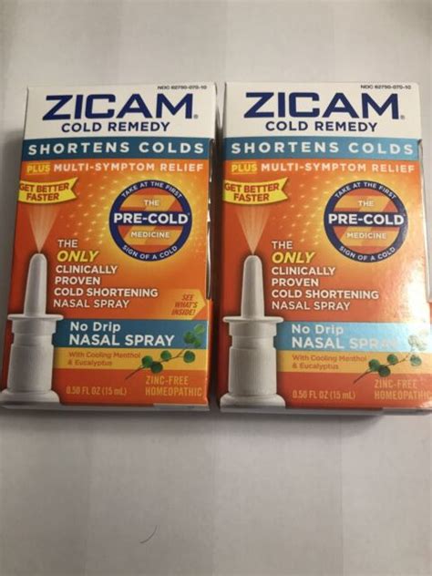 Zicam Cold Remedy Nasal Spray 05oz For Sale Online Ebay