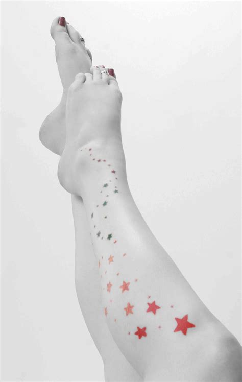 Rainbow Brites Star Sprinkle Tattoo Dots In Rainbow Colors Unicorn
