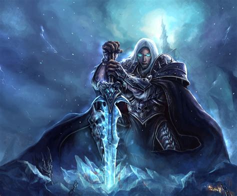 World Of Warcraft Lich King Arthas Menethil Wallpaper Hd Games 4k