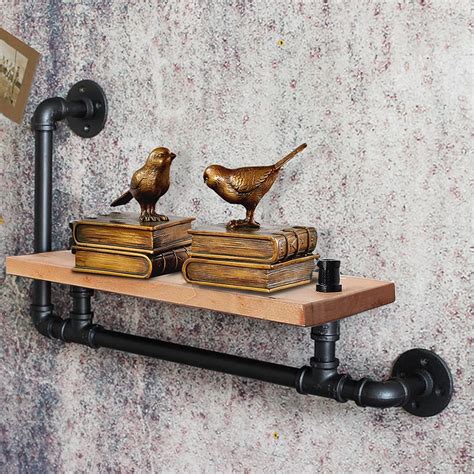 10 Industrial Pipe Wall Shelves