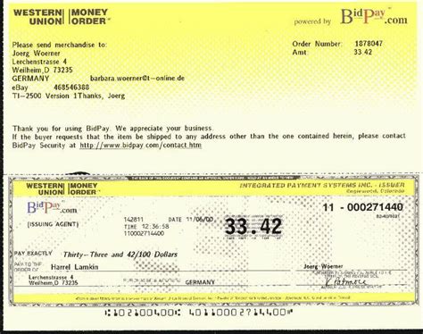 Money orders are similar to a check but the funds are guaranteed by the issuer of the money order. Fotograf: Money Order regarding Blank Money Order Template in 2020 | Fake money, Personal ...