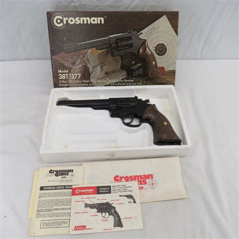 Crosman Model 38t177 Pellet Co2 Da Revolver Proxibid