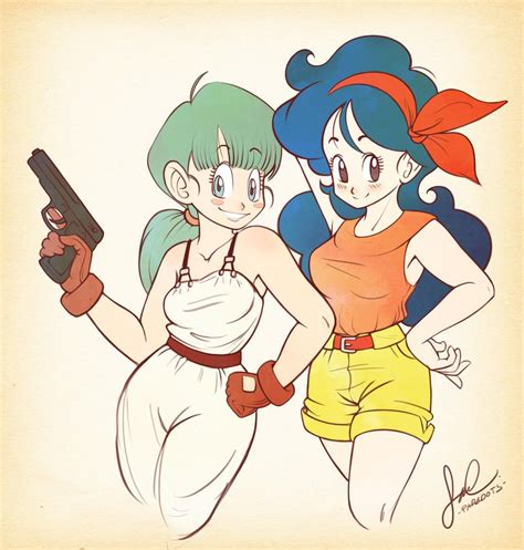 Bulma And Lunch Personajes De Dragon Ball Dragon Ball Dragones