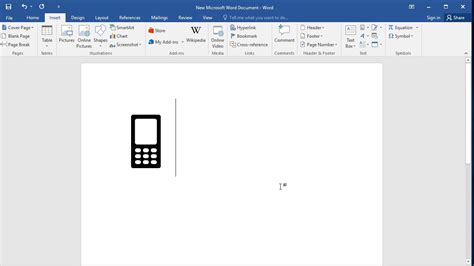 How To Type Mobile Phone Symbol In Word Youtube