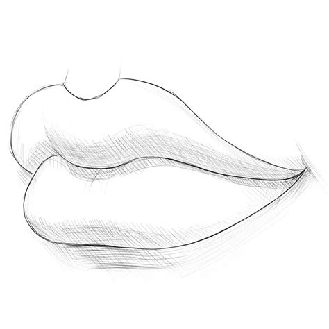 How To Draw Lips From 3 4 View Drawingforall Net