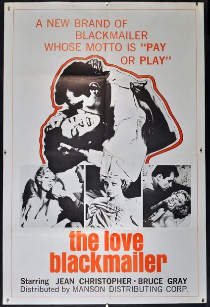 The Love Blackmailer One Sheet Movie Posters Limited Runs